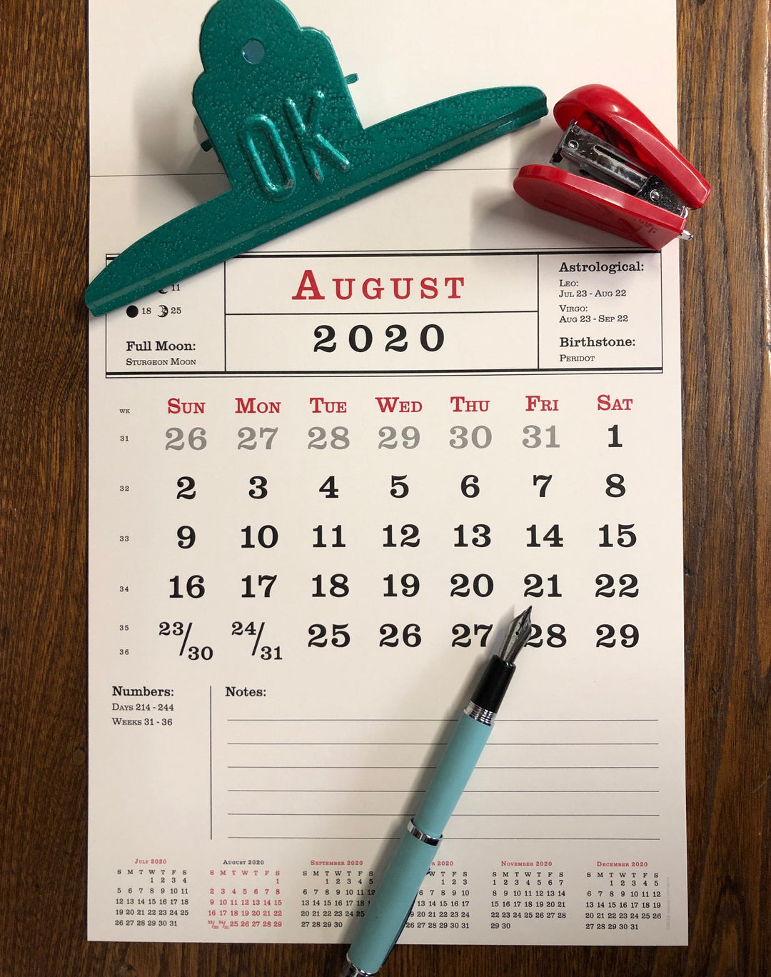 2020 Calendars Available!