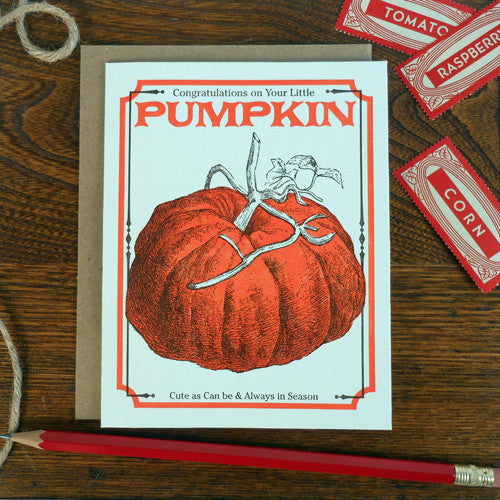 vintage pumpkin seed pack