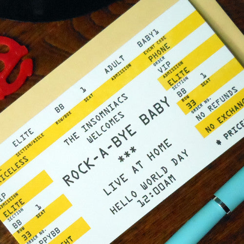 baby rock ticket 