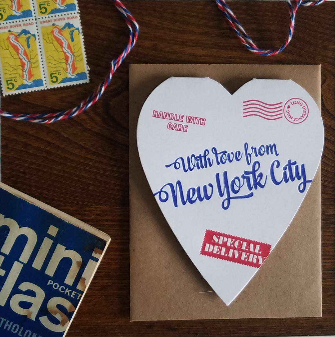 special delivery heart from new york city