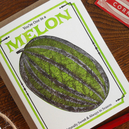 vintage melon seed pack