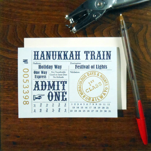 hanukkah train ticket 