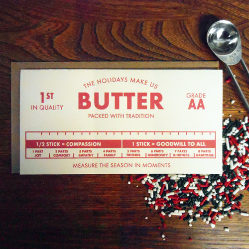 the holidays make us butter