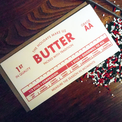 the holidays make us butter