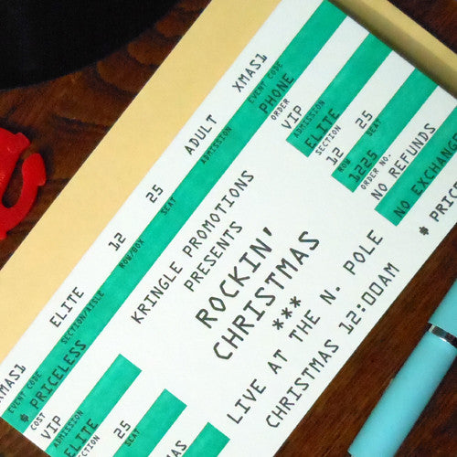 xmas rock ticket