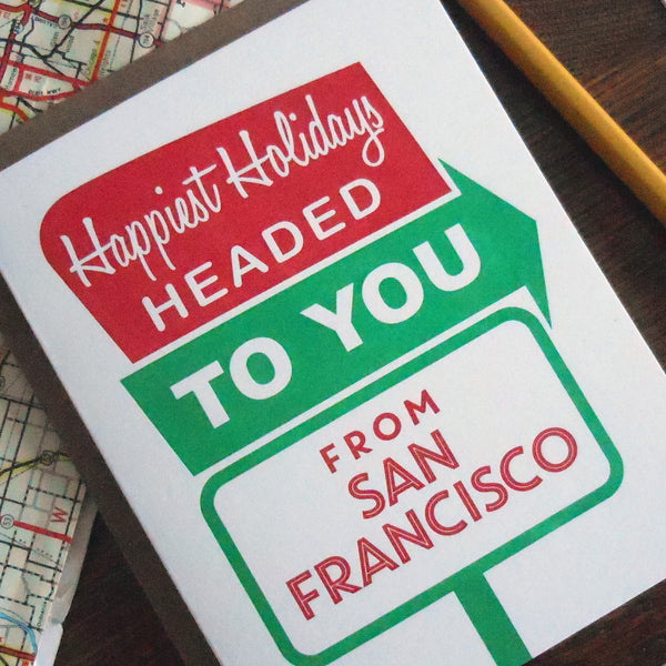 holiday san fran roadside sign