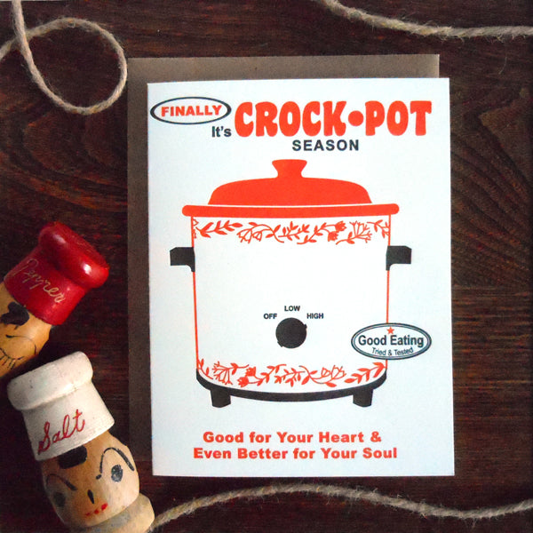 finally it's crockpot season