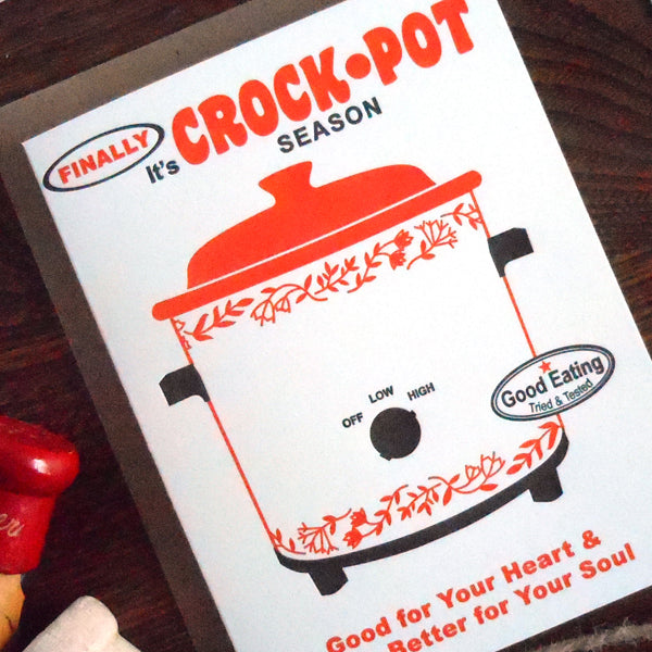 finally it's crockpot season