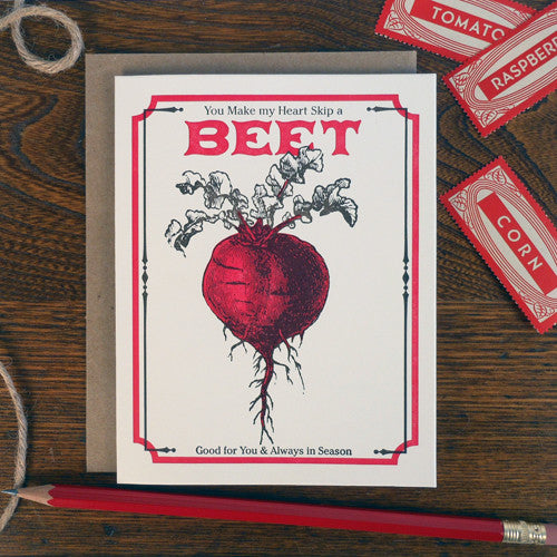 vintage beet seed pack