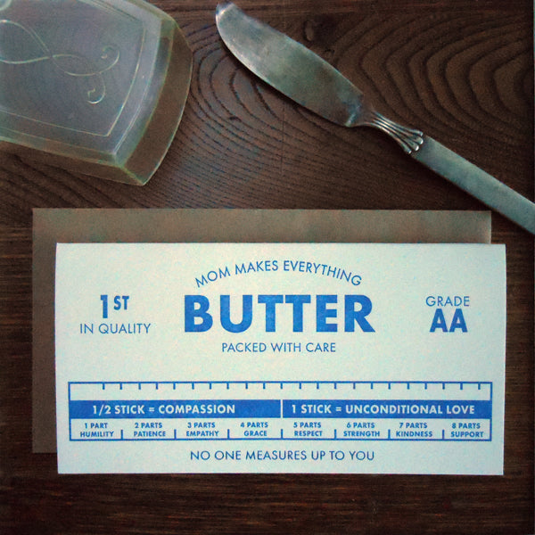 mom makes everything butter