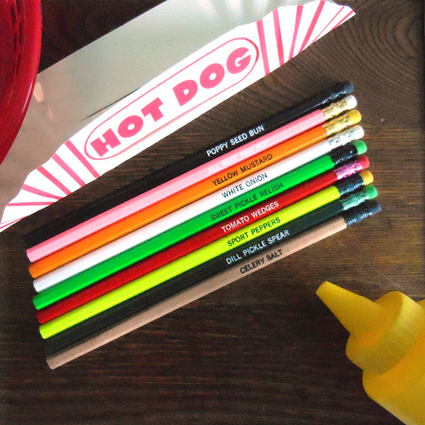 chicago dog pencil set