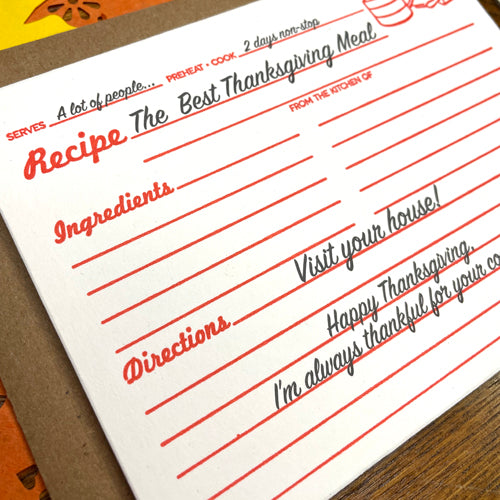 thanksgiving recipe