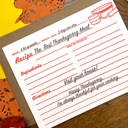 thanksgiving recipe