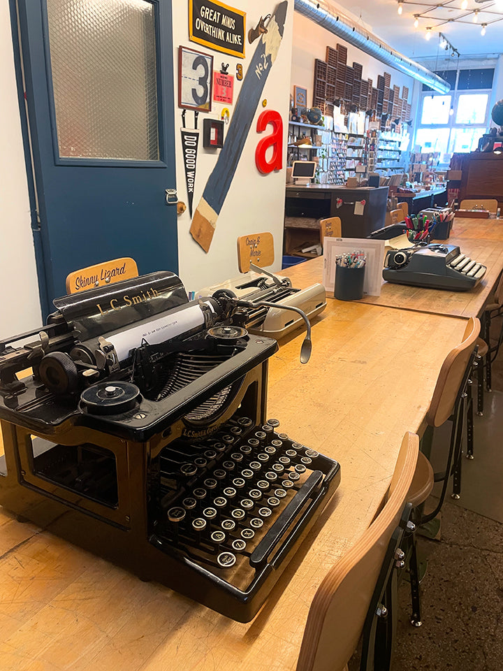 letter writing meet up set up