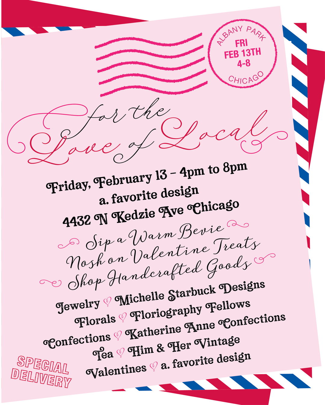 February 13th - for the Love of Local!