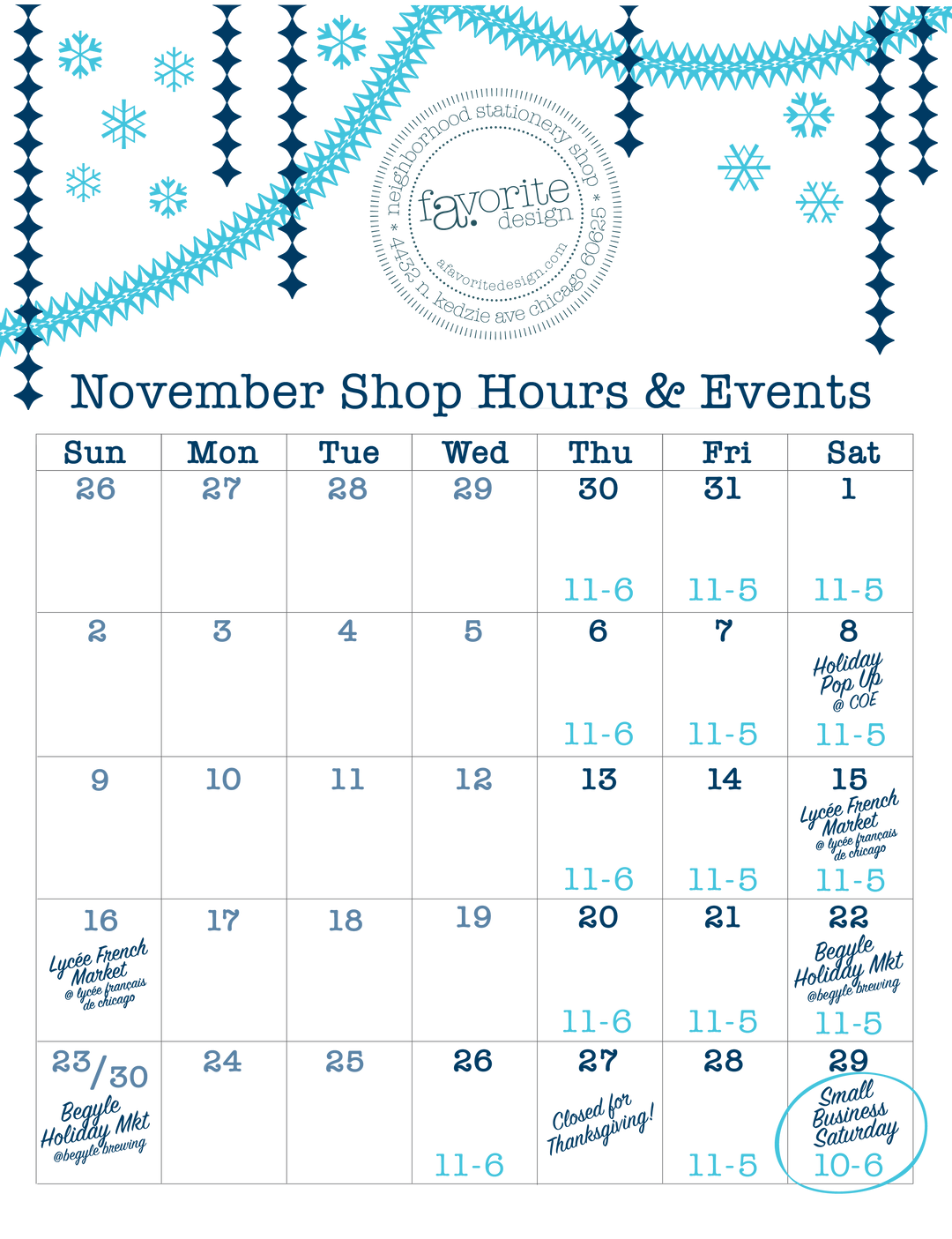 november 2025 events