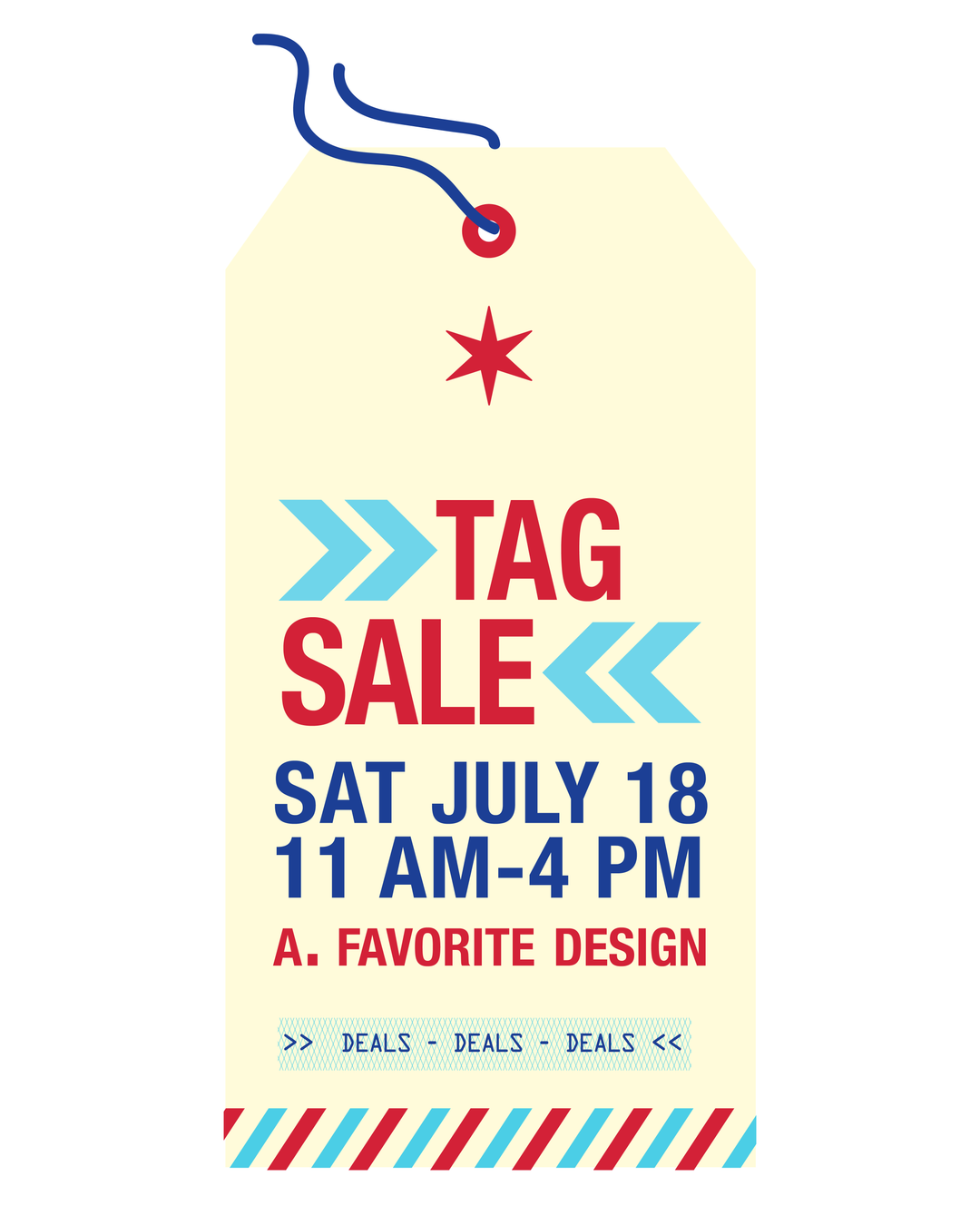 july tag sale