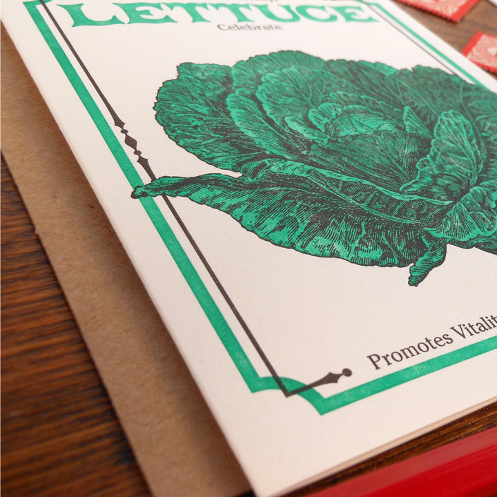 vintage lettuce seed pack