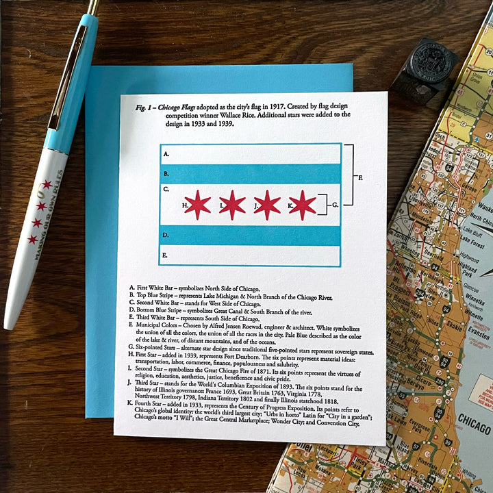 chicago flag diagram