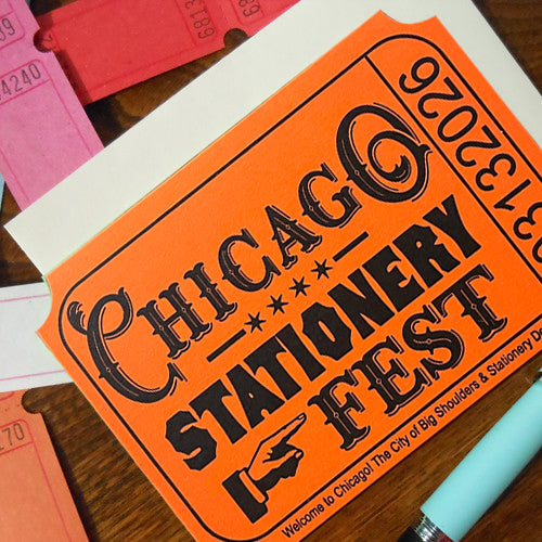 chicago stationery fest ticket