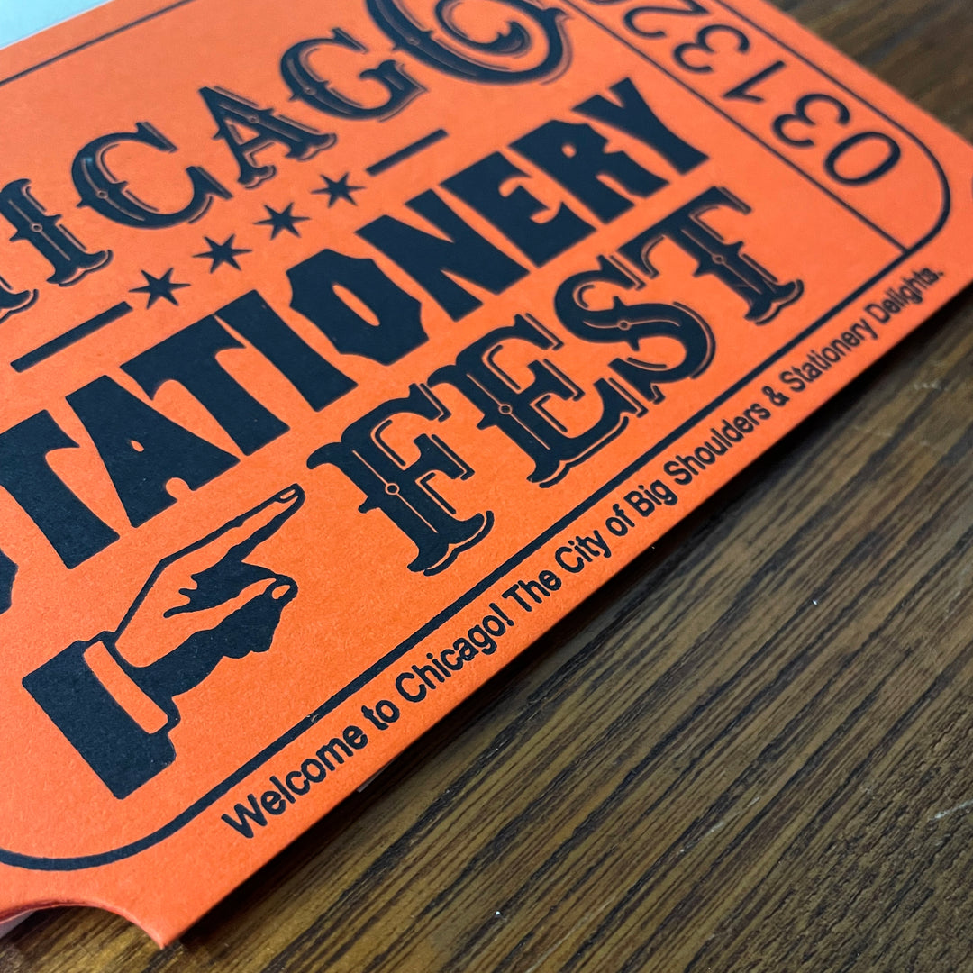 chicago stationery fest ticket