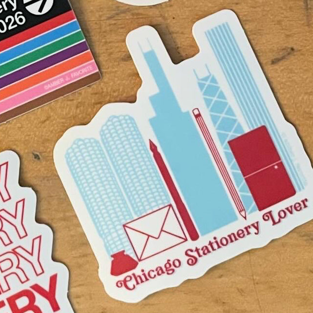 chicago stationery fest stickers