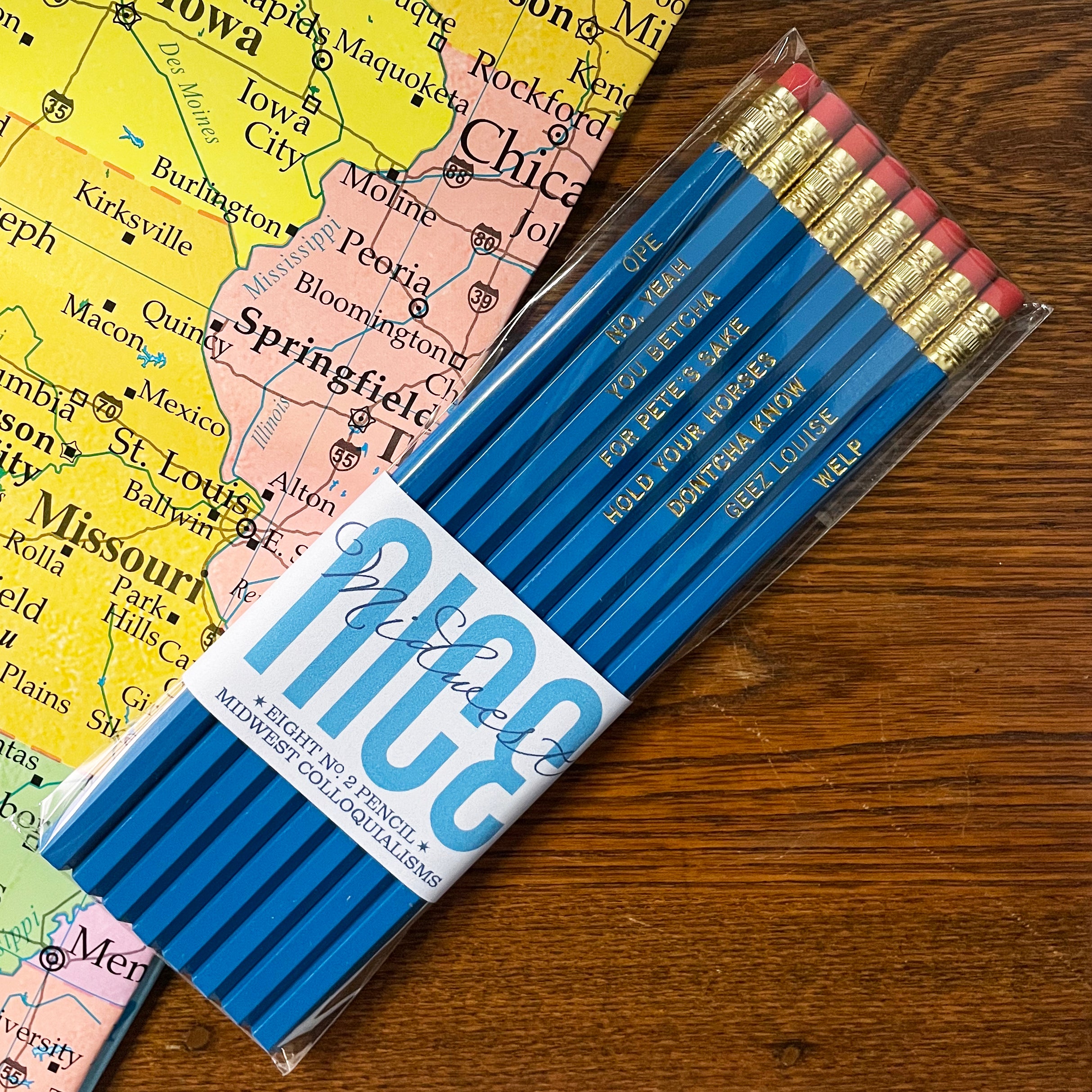 Midwest Nice Pencil Set from A Favorite Design letterpress