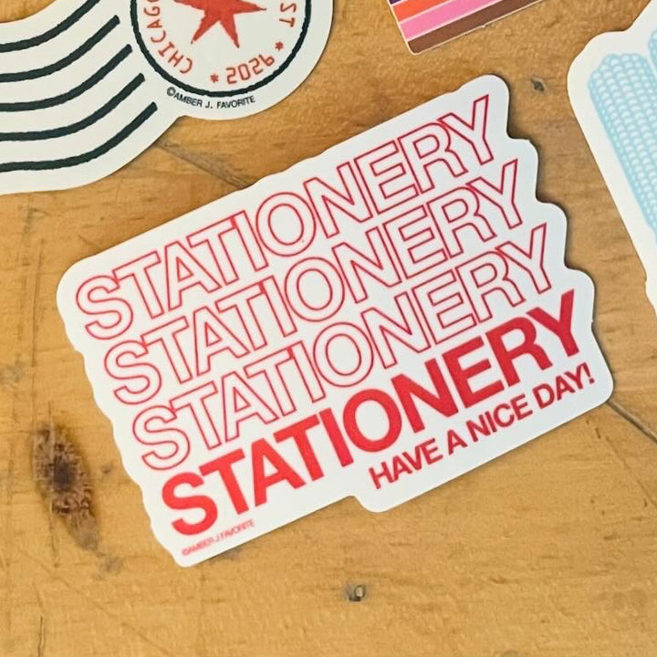 chicago stationery fest stickers