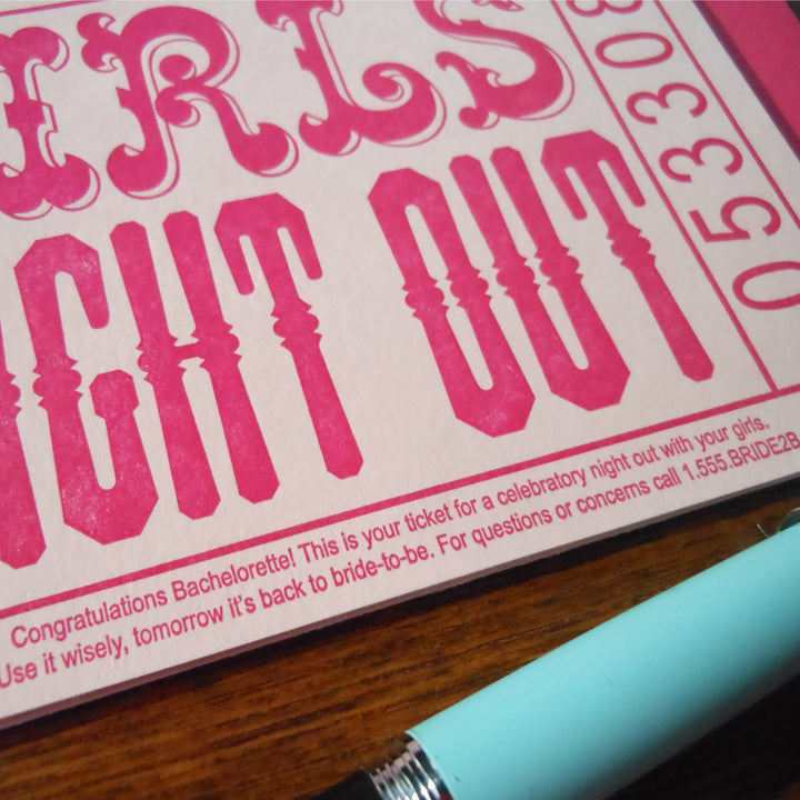girls night out ticket