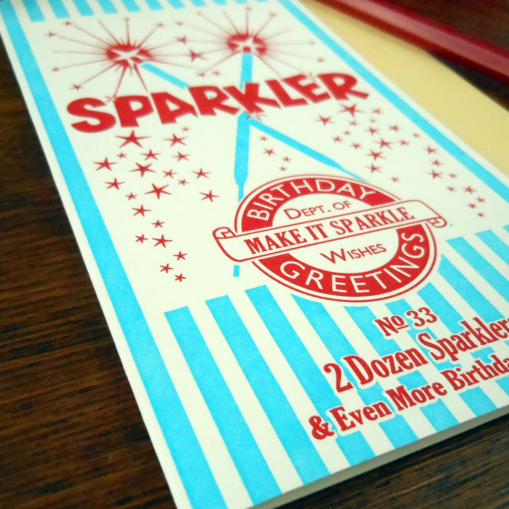birthday sparkler box