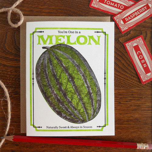 vintage melon seed pack
