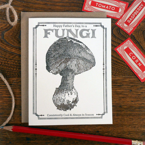 vintage fungi seed pack