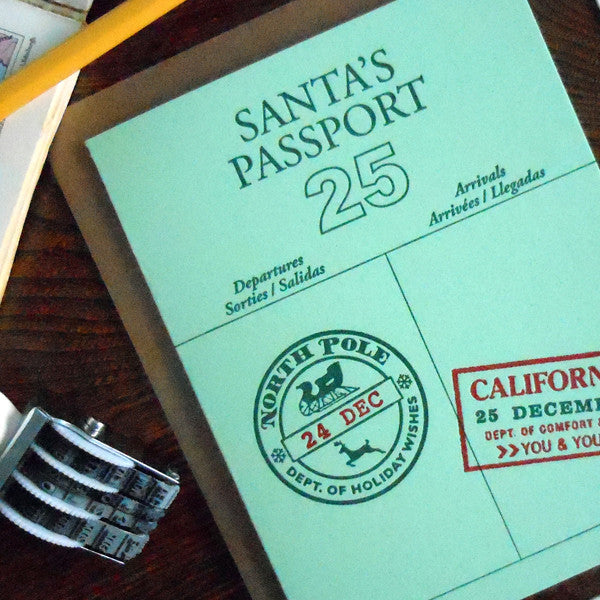 santa's passport - california