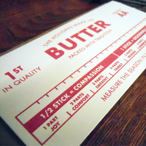 the holidays make us butter
