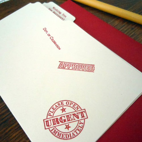 holiday manila folder 