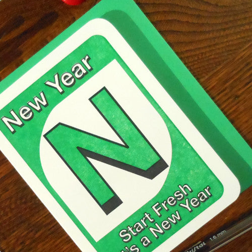 new year uno card