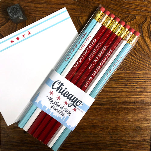 my kind of town pencil set