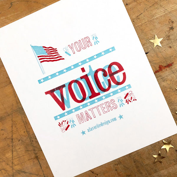 your voice - vote matters
