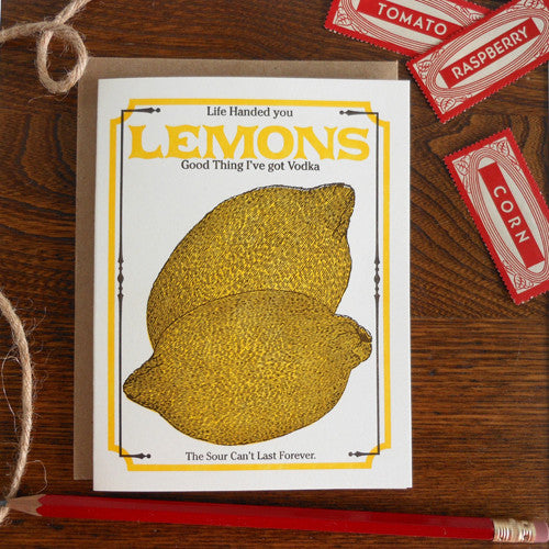 vintage lemon seed pack