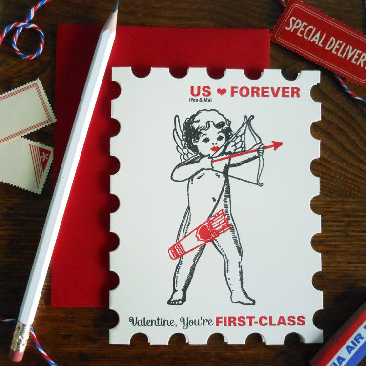 first-class valentine stamp