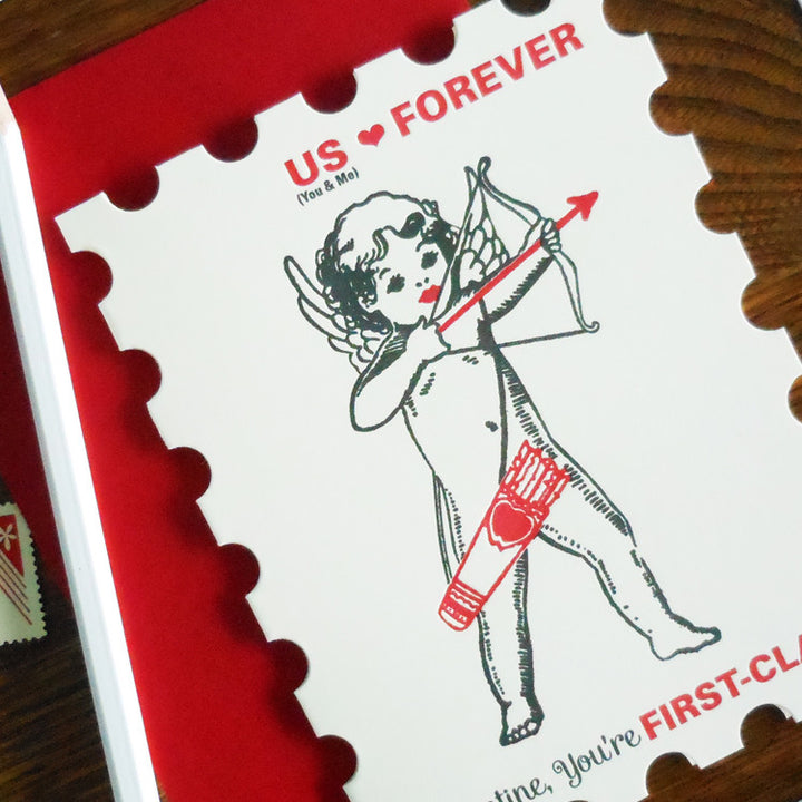 first-class valentine stamp